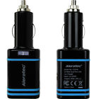 250394 Aleratec Dual Port Usb Car Charger Universal Tablet 808068010739