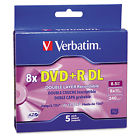 95311 Verbatim Corporation Dvd Discs Cases Silver 023942953111