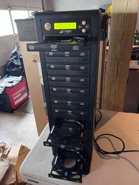 Ad09-aa Acumen Disc 1 To 12 Duplicator - Multiple Dvd Cd Backup Copier Tower 24x Writers