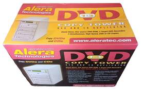 260135 Aleratec 1 3 Dvd/cd Copy Tower Plus 12x Duplicator Alera Technologies Nib