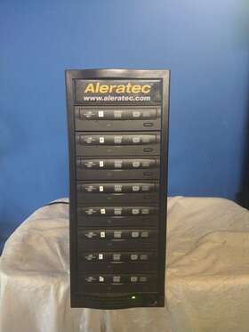 260159 Aleratec 1 8 Dvd/cd Tower Publisher Hlx Esata Duplicator Untested Does Power Up