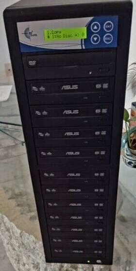 Dc11-as Asus 1 To 11 Dvd/cd Multiple Discs Burner Drives Duplicator System Ez Dupe
