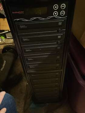 Duplicators Central Dvdup12 1 To 12 Multiple Dvd/cd Discs Copier Duplicator And 500gb Data Hard Drive Storage