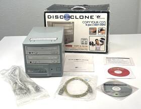 Dcu-9802u E3 Works 837853000303 Disc Clone Cd Burner With Power And Usb Cords Box Euc