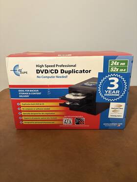 Ez Dupe A0104d New Sealed Cd And Dvd Duplicator With 3 Record/ Model Lslgnbi