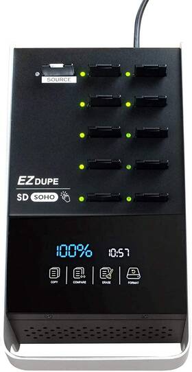 Dm-fd0-11sd10tp Ez Dupe Soho Touch 1 To 10 Sd Duplicator Secure Digital Card Microsd Tf Media