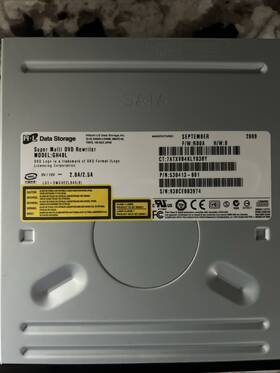 Hitachi Lg Gh40l A Data Storage Super Multi Dvd Rewriter. Model Gh4ol