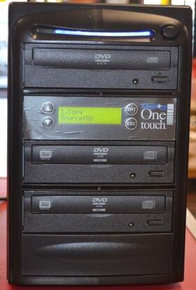 Kingdom Kdv2a One Touch 2 Copy Dvd/cd Duplicator High-speed