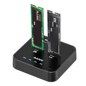 K3016p2 Maiwo Dual Bay M.2 Nvme Duplicator Cloner Dock Support Max 2 X 4tb 20gbps Ah