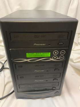 Pioneer 007444272222 1-3 Standalone Dvd/cd/blue Ray Discs Burner Writer Duplicator Machine