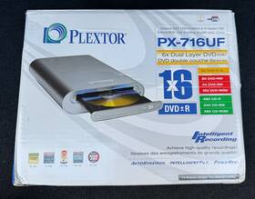 Plextor 765075107480 Px-716uf External Dvd/cd Rewritable Drive Burner
