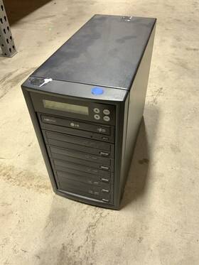 6038164 Power Digital Dvd Burner 5 Tray As-is Untested