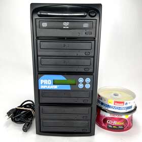 Pro Duplicator Pr-2677 Cd Dvd Burner 1 To 5 Disc Writer Standalone Lcd Tested