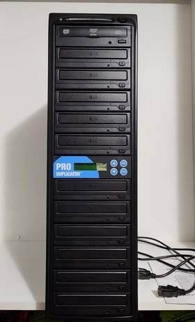 Produplicator 718122091355 Pro Duplicator 11 Slot Burner Cd Dvd Multiple Disc Copier Replicating