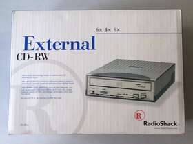 25-3052 Radioshack 040293160517 Radio Shack External 6x 4x Cd-rw Drive