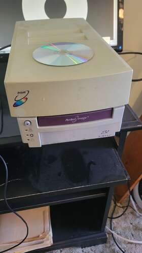 553674-104 Rimage Prism Perfect Image Cdpr13-c Cd/dvd Thermal Printer Used As-is