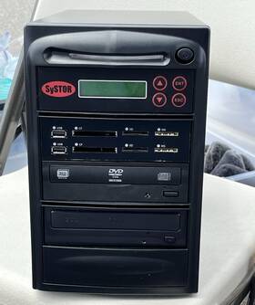Systor 114-0015421 All In One Dvd Duplicator 2-target Standalone Tower With Usb Port