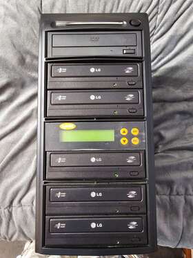 5dvdls Systor Cd/dvd High Speed 1 To 5 Duplicator Copier Burner Standalone Tower