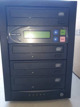 Cd-d13u Tascam 1x3 Cd Duplicator Cd-d13 Standalone Lightly Used