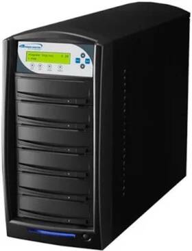 Shark-s5t-bk Vinpower Digital Sharkcopier 5 Target 24x Cd Dvd Duplicator Copier Tower With 2 Tb Hdd Usb 3.0