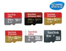Sandisk Micro Sd 64GB 128GB 256GB 512GB Extreme Pro Ultra Memory Cards Lot. Fixed Price $315.62.