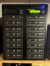 Aleratec 15 Target 24X Sata Dvd Cd Duplicator Multiple Disc Burner - Tested. Fixed Price $600.00.