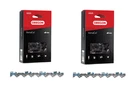 16" 2-PACK Versacut Chains 3/8LP Pitch .050 Gauge Drive Links 91VXL056G(2. Fixed Price $39.26.