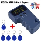 Handheld Rfid Card Copier Key Reader Writer Duplicator 125KHZ+5PCS Tags Us. Fixed Price $11.17.