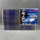 (20) Verbatim 700MB/80 Min Cd-r Disc W/ Case 1X-16X Speed Premium Azo Blue Tech. Fixed Price $35.00.