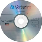 10 Verbatim 4X Blank Dvd+rw Logo Branded 4.7GB Rewritable Disc 94834. Fixed Price $15.90.