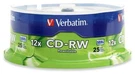 25 Verbatim Cd-rw 4X-12X High Speed Branded Logo 700MB Rewritable Disc 95155. Fixed Price $17.50.