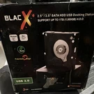 Thermaltake Blacx Sata Hdd Dock 2.5/3.5IN Usb 2.0 Hot Swap Black N0028USU. Fixed Price $40.00.