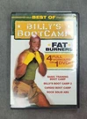Billy's Bootcamp-best Of Fat Burners Dvds. Fixed Price $7.47.