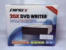 Emprex 20X Writer Dvd+r/rw, Dvd-r/rw, Dvd-ram & Cd-r/rw. Fixed Price $21.75.