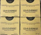 Boxes Of 100 =400 Total Rimage Media Everest Cd-r White Print Surface 2002058. Fixed Price $76.50.