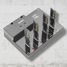 Maiwo 4 Bay M.2 Nvme Docking Station, Tool-free Type-c Clone Duplicator. Fixed Price $149.99.