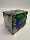 Vintage Verbatim Cd-rw 700MB 80MIN 20 Disc Pack Assorted Colors. Fixed Price $30.00.