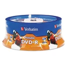 Verbatim Americas Llc 96191 Dvd-r 4.7GB 16X White Inkjet Hub Printable 25PK. Fixed Price $27.24.