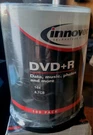 Innovera Dvd+r Discs 4.7GB 16X 100 Pack IVR-46891. Fixed Price $19.99.