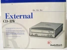 Radio Shack 25-3052 External 6X 4X 2X Cd-rw Drive New Old Stock In Box. Fixed Price $63.96.