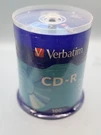 Verbatim 100-PACK Cd-r Discs 700MB 80 Min 52X Speed Spindle New Sealed. Fixed Price $15.00.